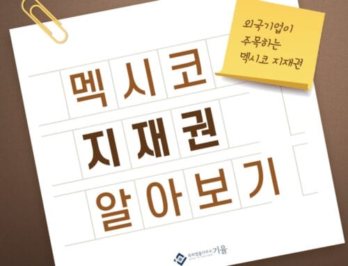 외국기업이 주목하고 있는 멕시코! 멕시코 지식재산권 알아보기