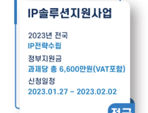 IP솔루션지원 사업, ﻿2023년 정부부처 주도형 R&D전주기