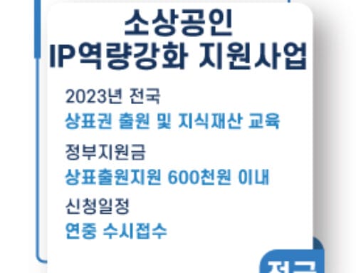 소상공인 IP역량강화 지원사업, 2023년 신청 공고