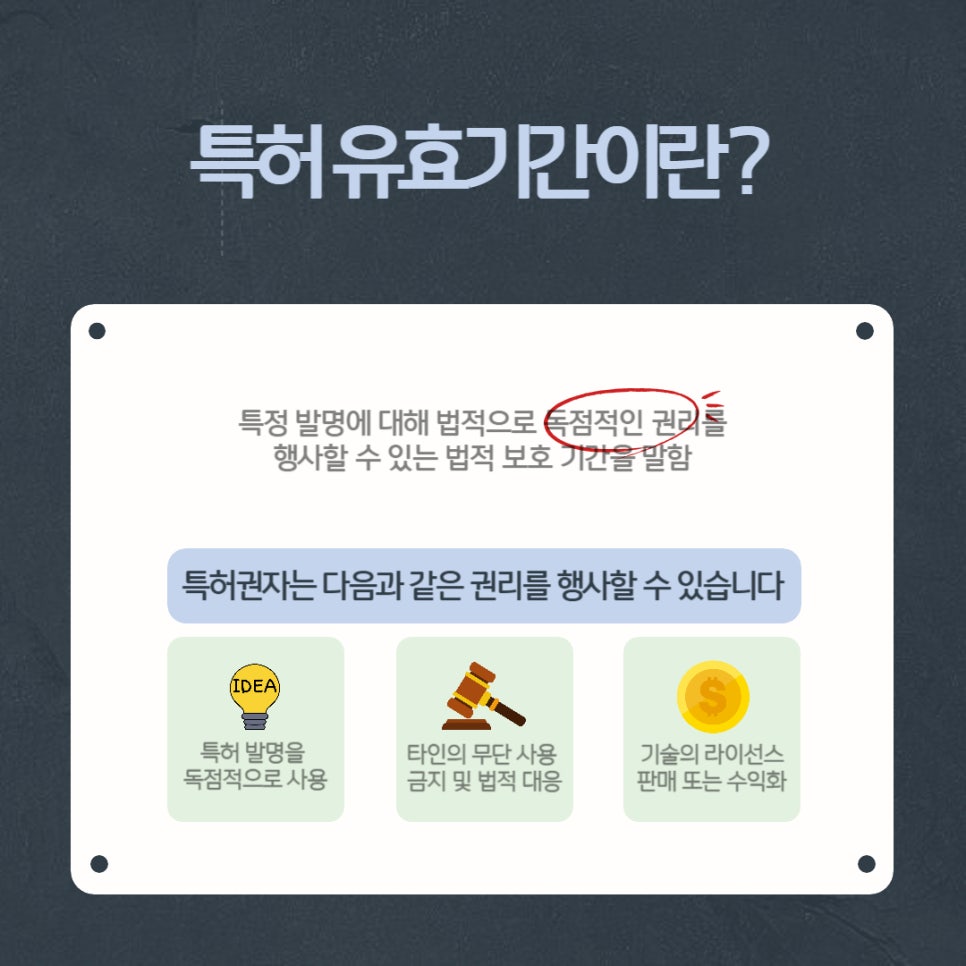 특허유효기간