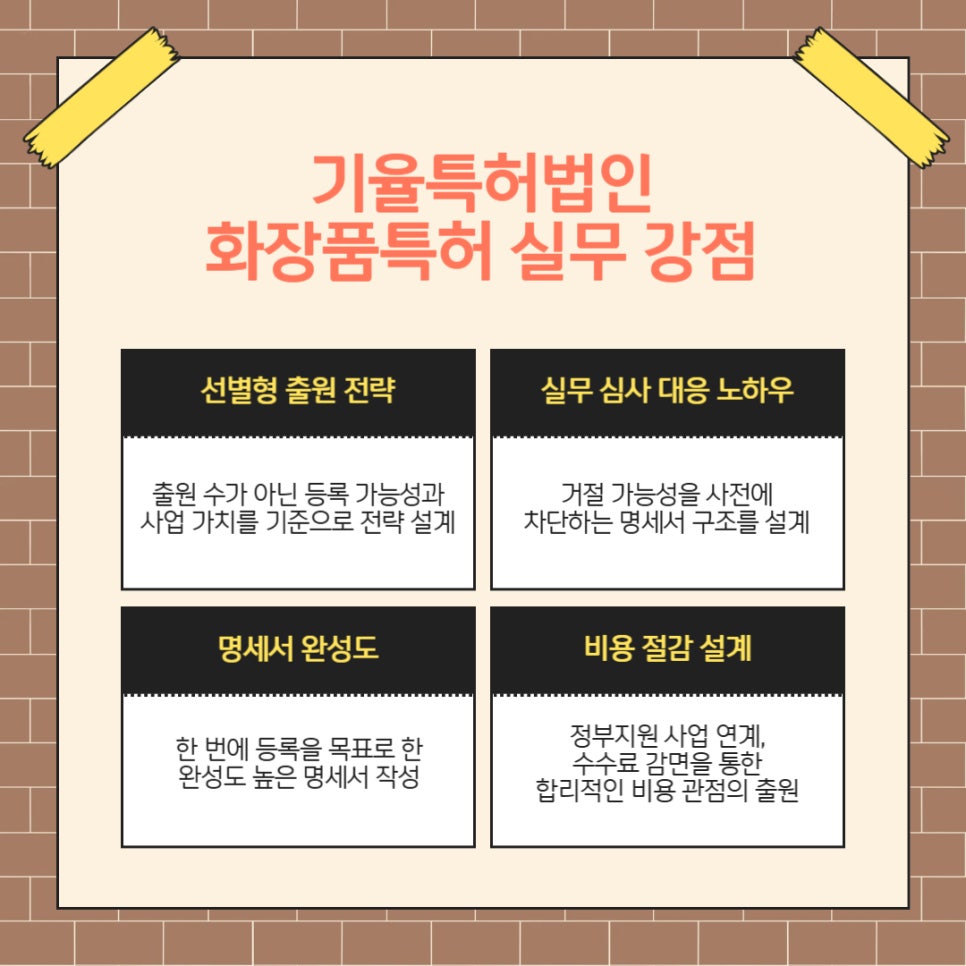 003 – 기율특허법인 화장품특허출원
