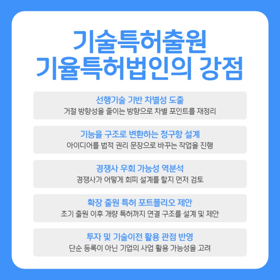 기술특허출원방법