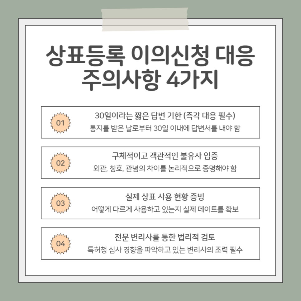 002 – 기율특허법인 상표 이의신청