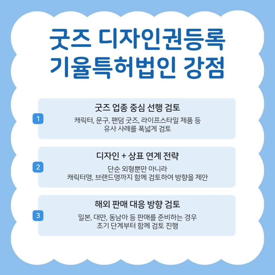 굿즈 디자인권 등록