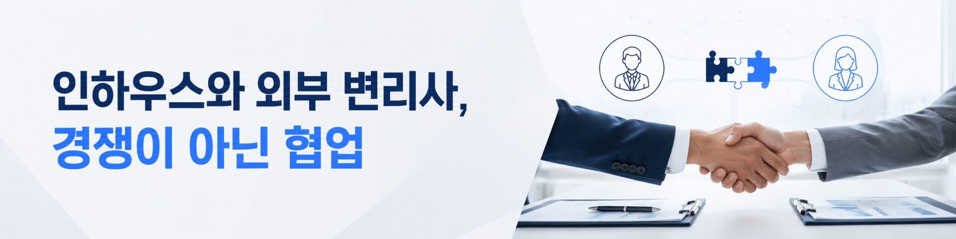 외부 변리사와의 역할 분담 구조